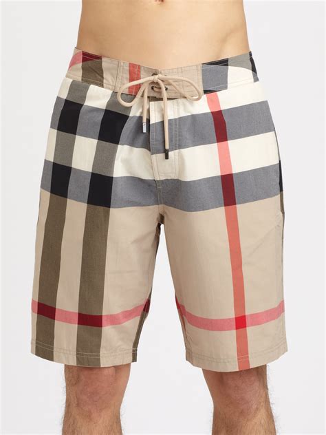 burberry bathing suit mens|burberry big check swim shorts.